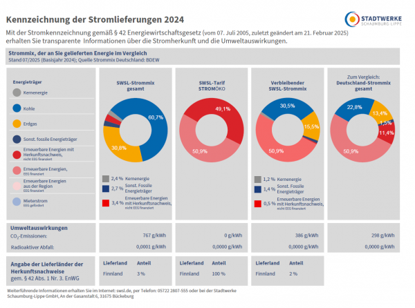 Stromkennzeichnung 2024